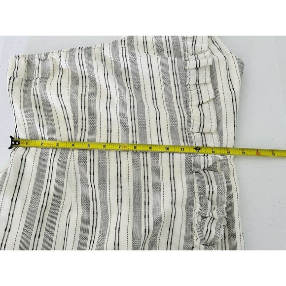 Line and Dot | Womens White One Shoulder Fit & Flare Edna Mini Dress Size Medium - Picture 10 of 13